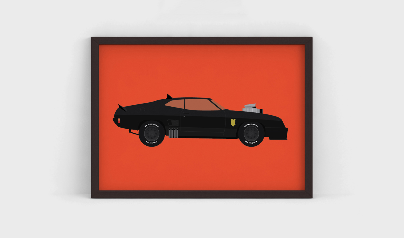 framed poster